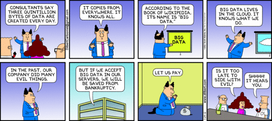 Big data dilbert