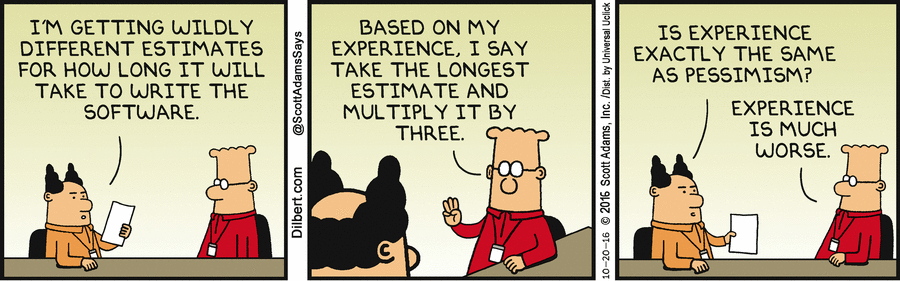 Dilbert estimates use